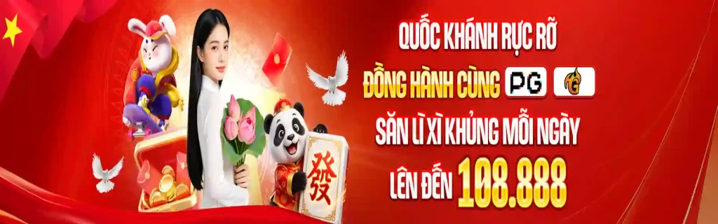 Banner quốc khánh rực rỡ LV88