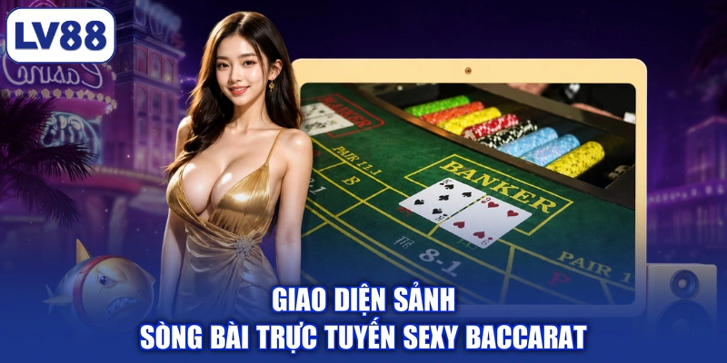 Giao diện sảnh sòng bài trực tuyến Sexy Baccarat