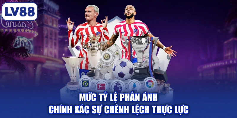 Mức tỷ lệ phản ánh chính xác sự chênh lệch thực lực