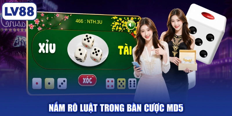 Nắm rõ luật trong bàn cược MD5