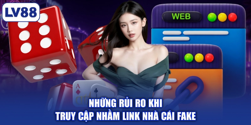 Những rủi ro khi truy cập nhầm link nhà cái fake